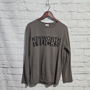 Kenworth Trucks Long Sleeve Tee - Charcoal Unisec